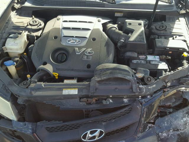 5NPEU46F36H064445 - 2006 HYUNDAI SONATA GLS BLACK photo 7