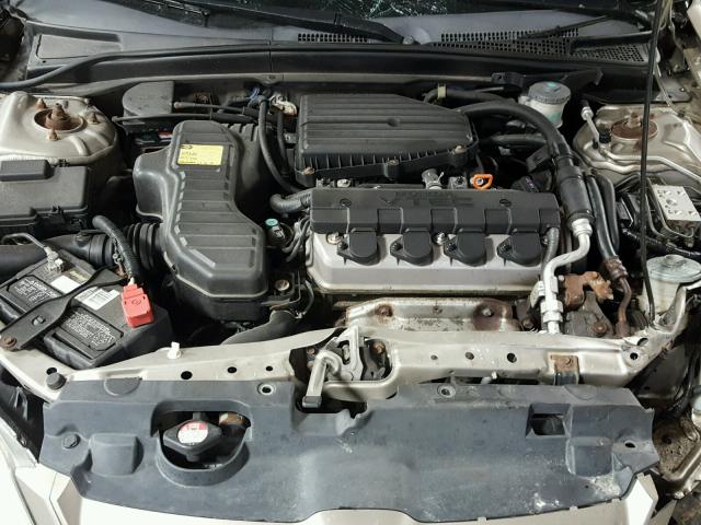 1HGES26745L006925 - 2005 HONDA CIVIC EX TAN photo 7