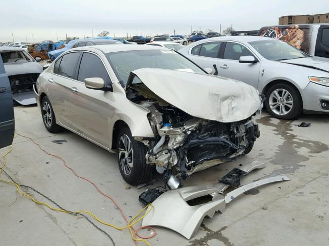 1HGCR2F30HA139391 - 2017 HONDA ACCORD LX BROWN photo 1