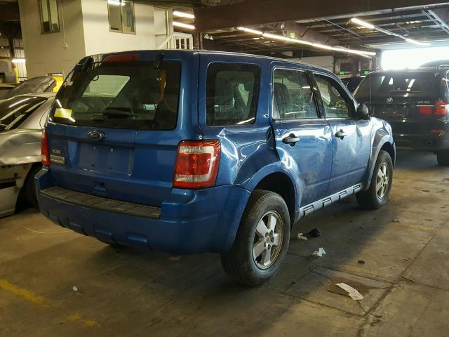 1FMCU0C70CKA05276 - 2012 FORD ESCAPE XLS BLUE photo 4