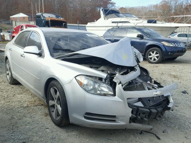 1G1ZC5EU1CF155402 - 2012 CHEVROLET MALIBU 1LT SILVER photo 1