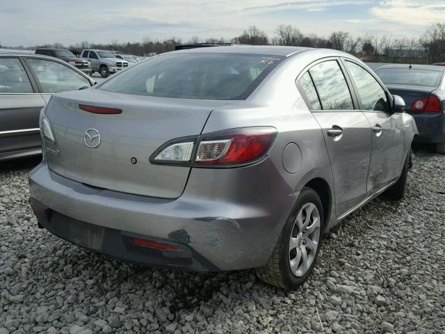 JM1BL1UF1B1435126 - 2011 MAZDA 3 I SILVER photo 4