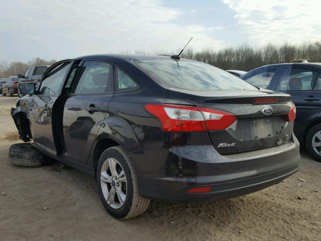 1FADP3F24EL164239 - 2014 FORD FOCUS SE BLACK photo 3