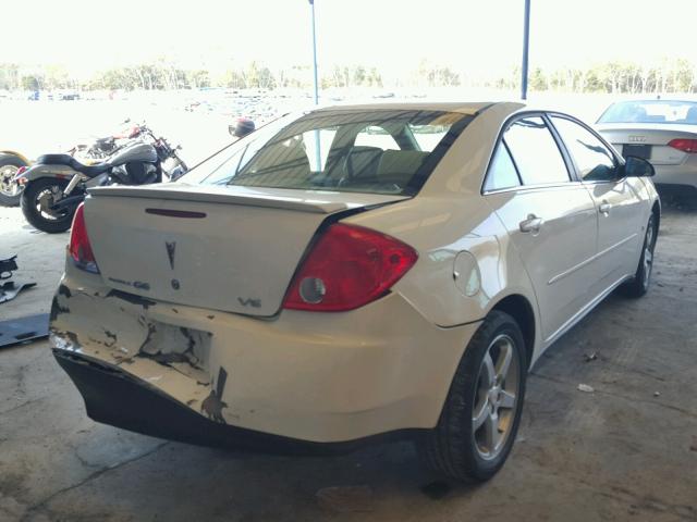 1G2ZG57N684110819 - 2008 PONTIAC G6 BASE WHITE photo 4