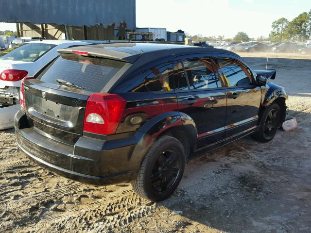 1B3HB48B07D594457 - 2007 DODGE CALIBER SX BLACK photo 4