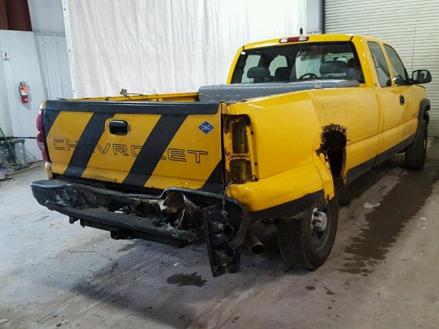 1GCHC29U45E253683 - 2005 CHEVROLET SILVERADO YELLOW photo 4