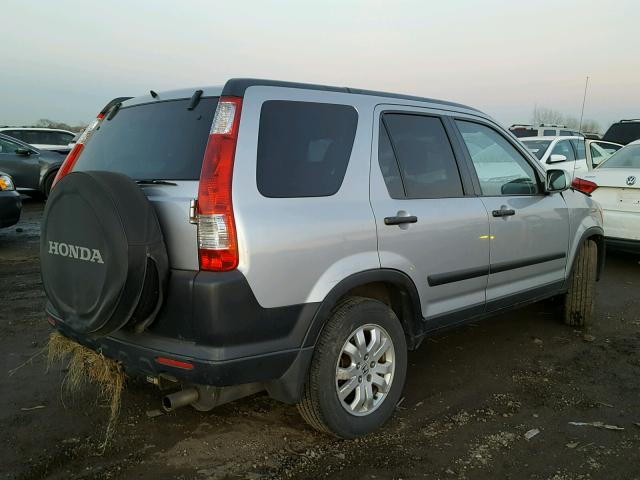 SHSRD78815U313414 - 2005 HONDA CR-V EX SILVER photo 4