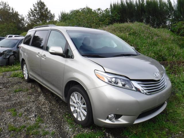 5TDDK3DC4FS102487 - 2015 TOYOTA SIENNA XLE GOLD photo 1