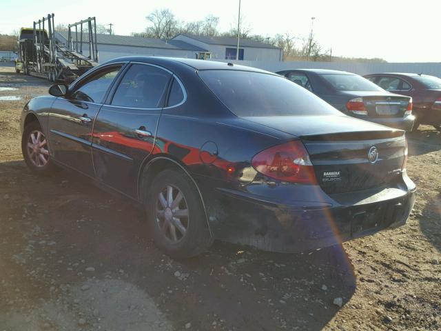 2G4WE537151351735 - 2005 BUICK LACROSSE C BLACK photo 3