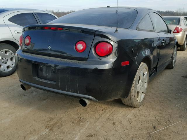 1G1AM15B877339091 - 2007 CHEVROLET COBALT SS BLACK photo 4