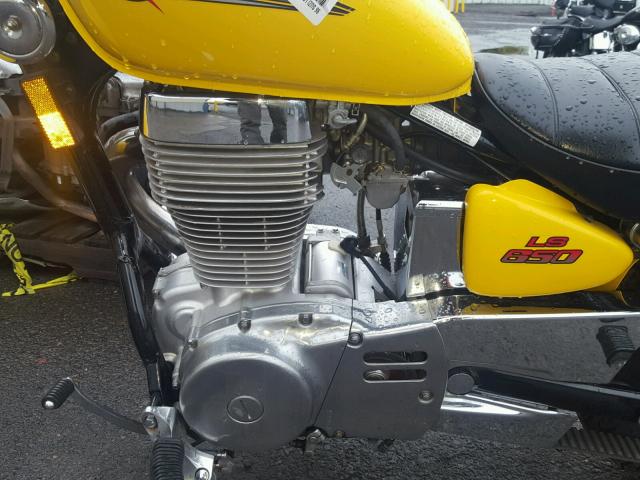 JS1NP41A6T2101997 - 1996 SUZUKI LS650 P YELLOW photo 7