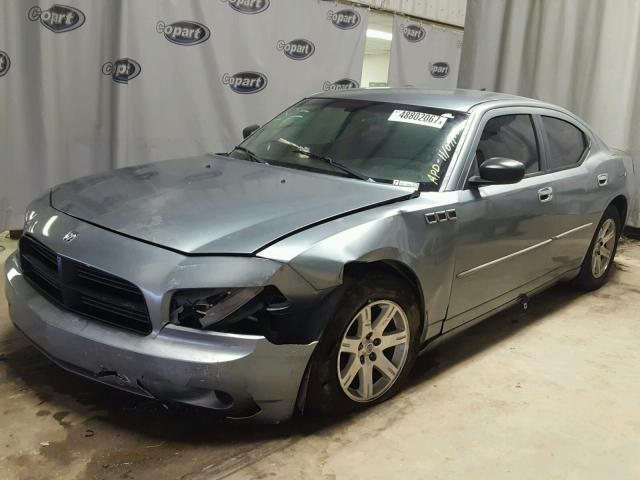 2B3KA43R17H672339 - 2007 DODGE CHARGER SE BLUE photo 2