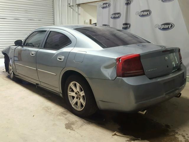 2B3KA43R17H672339 - 2007 DODGE CHARGER SE BLUE photo 3