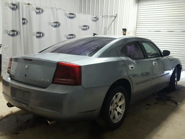 2B3KA43R17H672339 - 2007 DODGE CHARGER SE BLUE photo 4