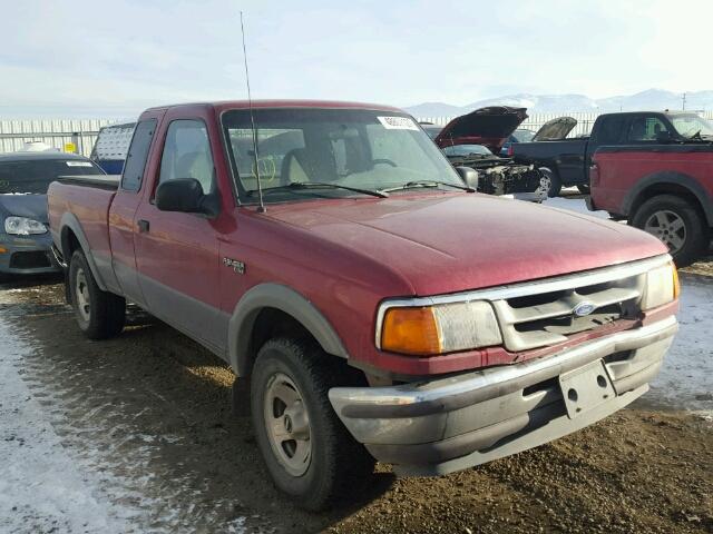 1FTCR15XXSPA98737 - 1995 FORD RANGER SUP RED photo 1