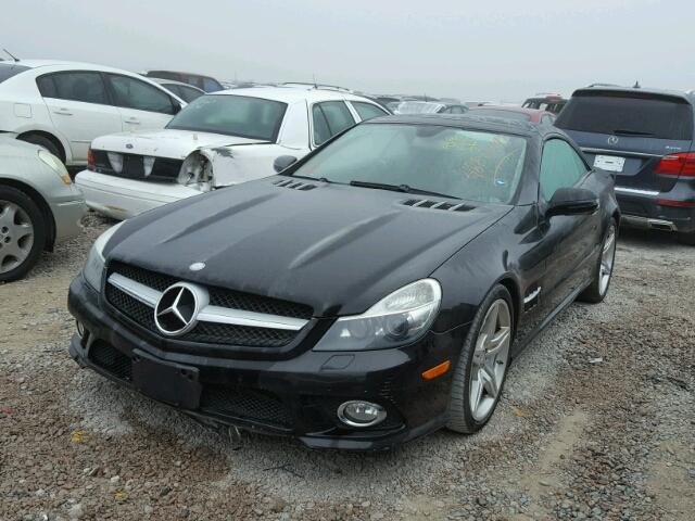 WDBSK7BA2BF161420 - 2011 MERCEDES-BENZ SL 550 BLACK photo 2