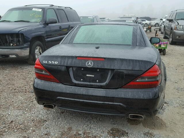 WDBSK7BA2BF161420 - 2011 MERCEDES-BENZ SL 550 BLACK photo 6