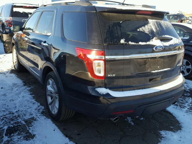 1FM5K7D81DGA97565 - 2013 FORD EXPLORER X BLACK photo 3