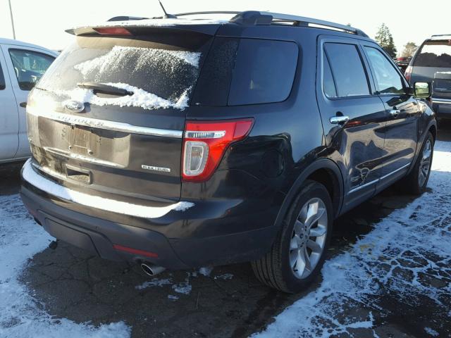 1FM5K7D81DGA97565 - 2013 FORD EXPLORER X BLACK photo 4