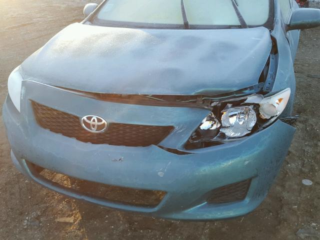 JTDBL40E19J049847 - 2009 TOYOTA COROLLA BA GREEN photo 9