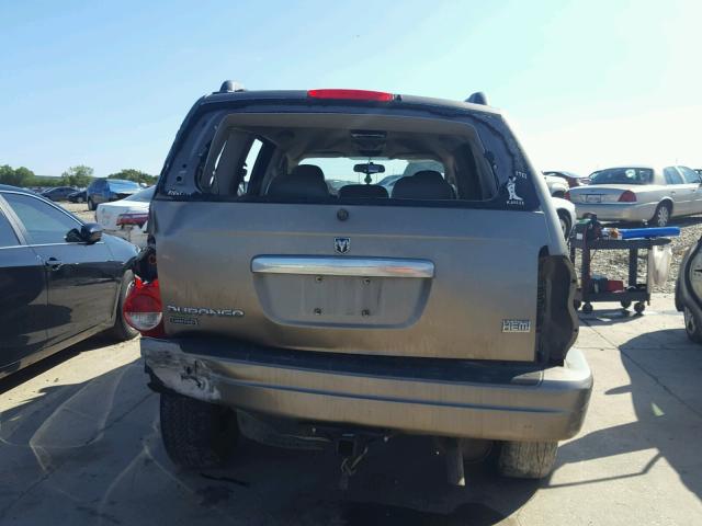 1D4HD58D74F155047 - 2004 DODGE DURANGO LI GRAY photo 9