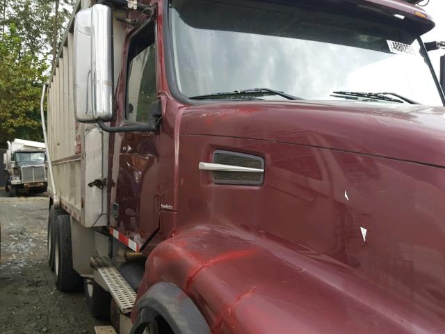 4V5KC9GHX5N395413 - 2005 VOLVO VHD BURGUNDY photo 9