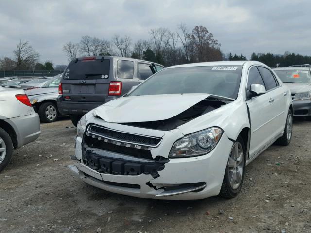 1G1ZC5E07CF223148 - 2012 CHEVROLET MALIBU 1LT WHITE photo 2