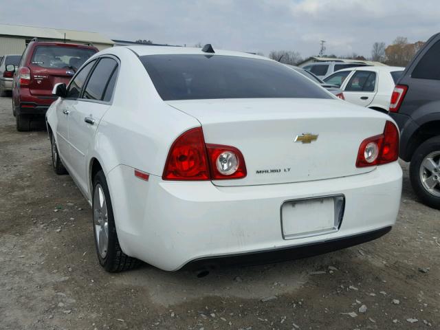 1G1ZC5E07CF223148 - 2012 CHEVROLET MALIBU 1LT WHITE photo 3