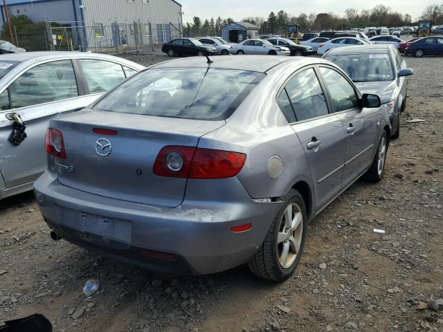 JM1BK12FX51232987 - 2005 MAZDA 3 I GRAY photo 4