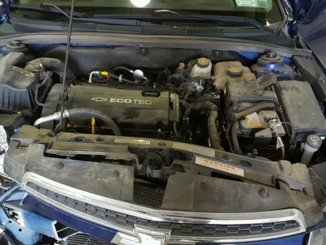 1G1PC5SH9C7279250 - 2012 CHEVROLET CRUZE LS BLUE photo 7