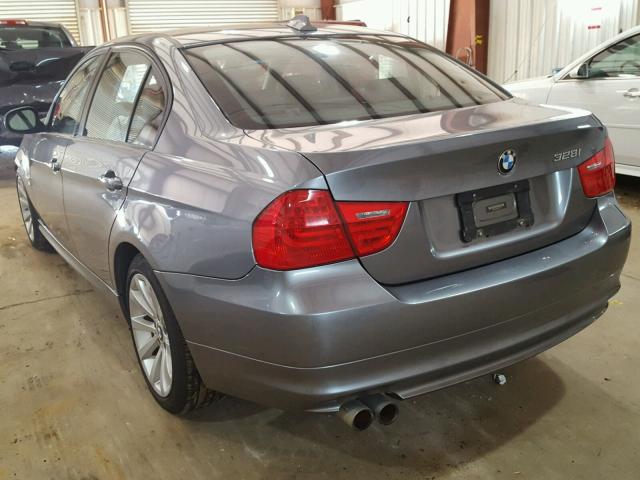 WBAPK5C50BF121590 - 2011 BMW 328 XI SUL GRAY photo 3