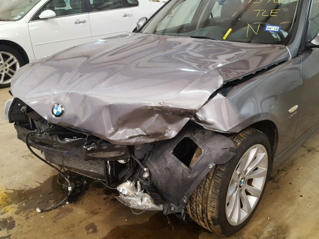 WBAPK5C50BF121590 - 2011 BMW 328 XI SUL GRAY photo 9