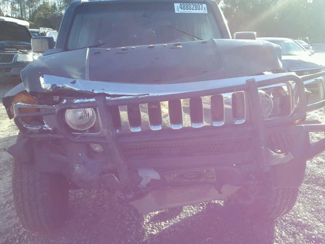 5GTDN136168160495 - 2006 HUMMER H3 GREEN photo 9