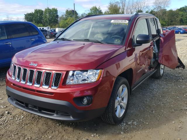 1J4NF1FB9BD193418 - 2011 JEEP COMPASS SP 栗色 照片 2