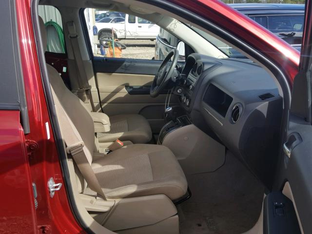 1J4NF1FB9BD193418 - 2011 JEEP COMPASS SP 栗色 照片 5