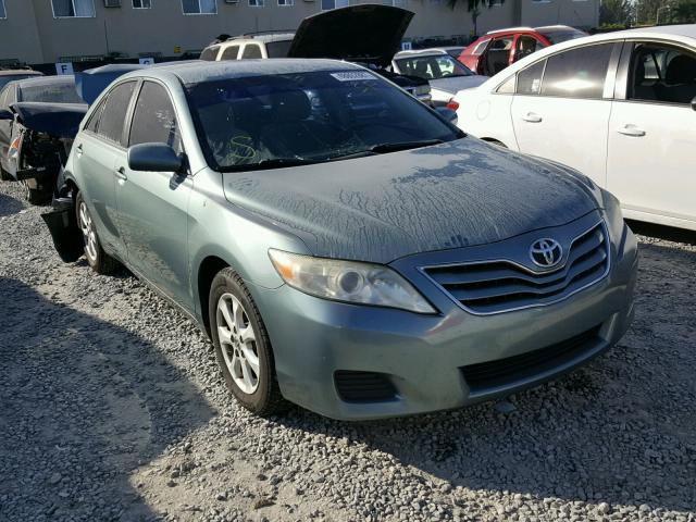 4T1BF3EK2AU577766 - 2010 TOYOTA CAMRY BASE GREEN photo 1