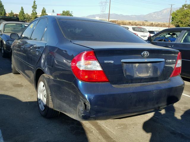 4T1BE32K84U357818 - 2004 TOYOTA CAMRY LE BLUE photo 3