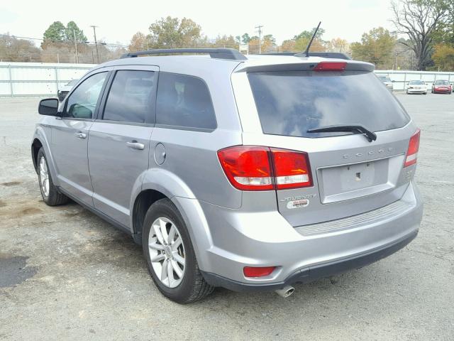 3C4PDCBG4FT637080 - 2015 DODGE JOURNEY SX SILVER photo 3