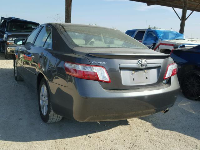 JTNBB46K983046743 - 2008 TOYOTA CAMRY HYBR GRAY photo 3