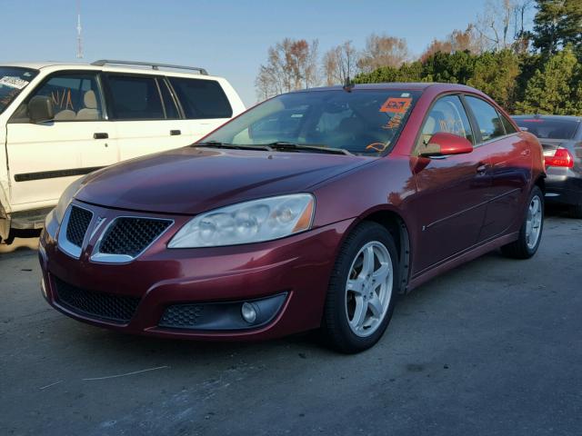 1G2ZK57K694236944 - 2009 PONTIAC G6 GT MAROON photo 2