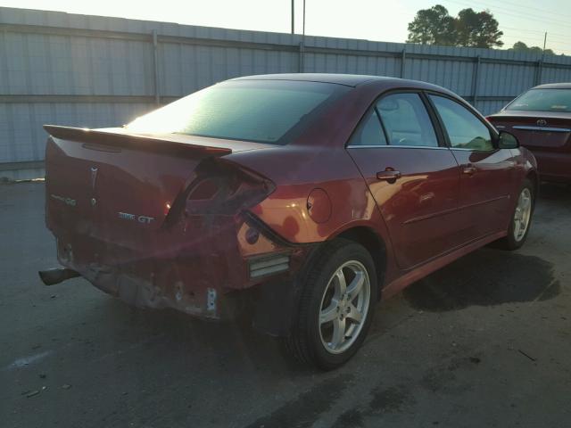 1G2ZK57K694236944 - 2009 PONTIAC G6 GT MAROON photo 4