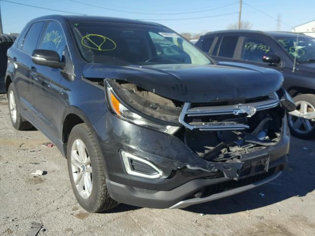 2FMTK4J84FBB16050 - 2015 FORD EDGE SEL BLACK photo 1