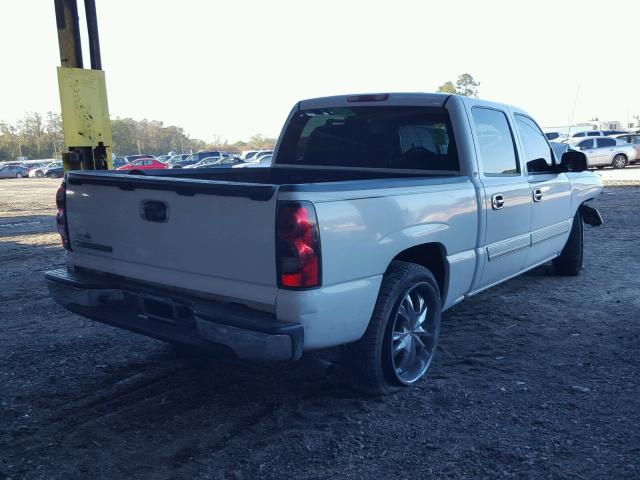 2GCEC13T161169790 - 2006 CHEVROLET SILVERADO WHITE photo 4