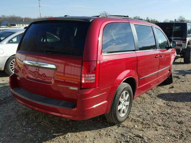 2A4RR5D10AR235299 - 2010 CHRYSLER TOWN & COU RED photo 4