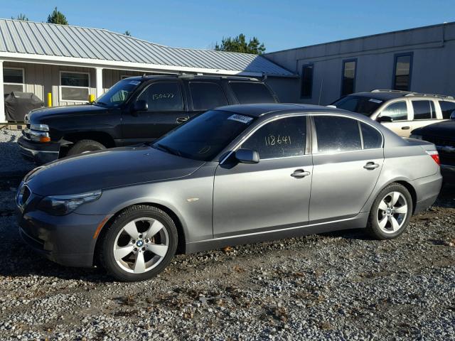 WBANU53538CT03876 - 2008 BMW 528 I SILVER photo 9