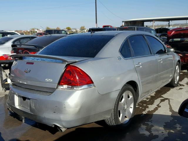 2G1WD58C189125903 - 2008 CHEVROLET IMPALA SUP SILVER photo 4