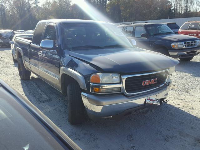 2GTEK19T621380780 - 2002 GMC NEW SIERRA BLUE photo 1