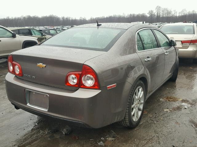1G1ZE5EB6AF296455 - 2010 CHEVROLET MALIBU LTZ 棕色 照片 4
