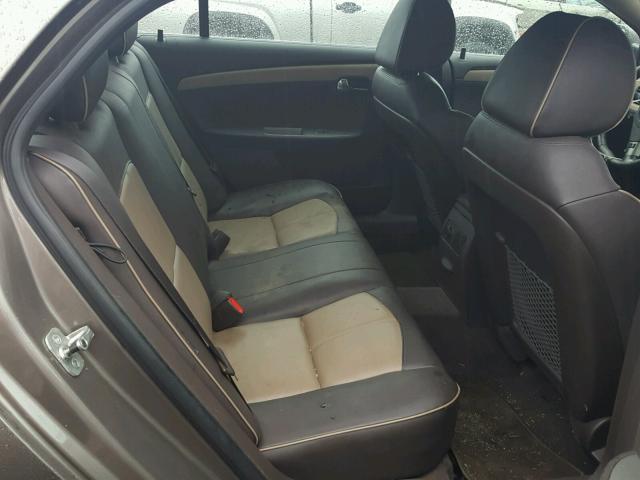 1G1ZE5EB6AF296455 - 2010 CHEVROLET MALIBU LTZ 棕色 照片 6