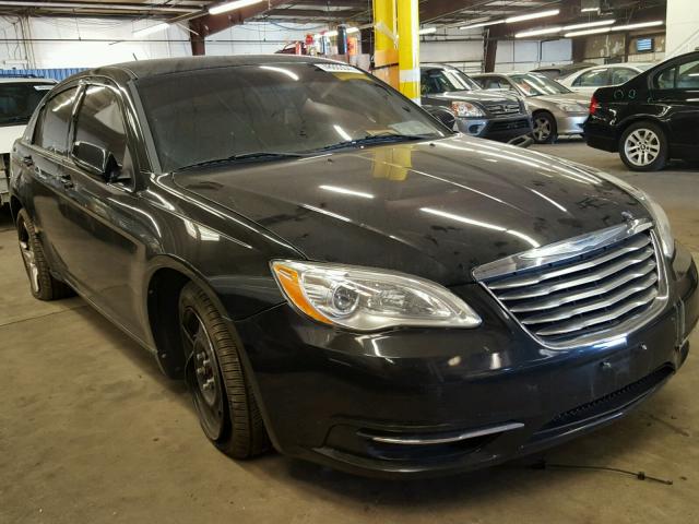 1C3CCBAB7CN126982 - 2012 CHRYSLER 200 LX BLACK photo 1